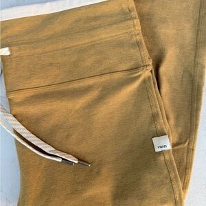 Vuori leggings in mustard with drawstring